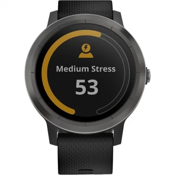 Часы GARMIN VIVOACTIVE 3 черные с черным ремешком