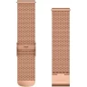 Ремешок GARMIN QUICK RELEASE BAND 20MM 18K ROSE GOLD PVD MILANESE