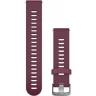 Ремешок GARMIN QUICK RELEASE BAND 20MM BERRY/STAINLESS FR245
