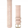 Ремешок GARMIN QUICK RELEASE BAND 20MM BLUSH PINK WOVEN NYLON/LIGHT GOLD