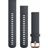 Ремешок GARMIN QUICK RELEASE BAND 20MM GRANITE BLUE/ROSE GOLD