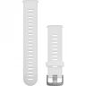 Ремешок GARMIN QUICK RELEASE BAND 20MM WHITE/STAINLESS FR245