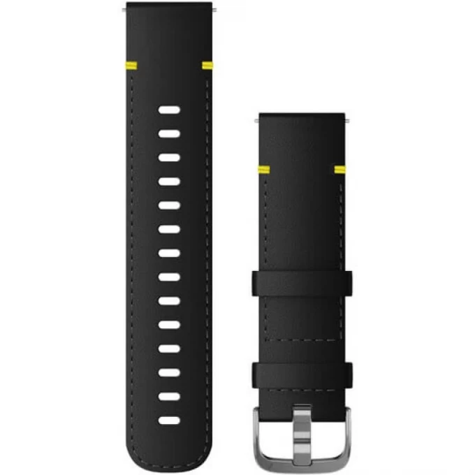 Ремешок GARMIN QUICK RELEASE BANDS (20 MM) GARMIN QUICK RELEASE BANDS (20 MM) BLACK LEATHER WITH SILVER HARDWARE 11663 Ремешок GARMIN QUICK RELEASE BANDS (20 MM) GARMIN QUICK RELEASE BANDS (20 MM) BLACK LEATHER WITH SILVER HARDWARE 11663