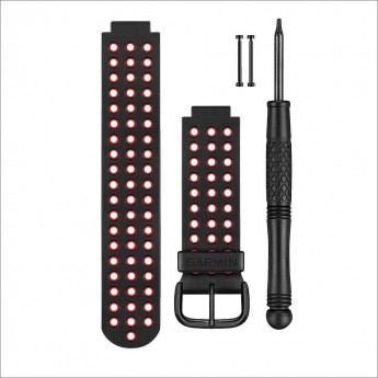Ремешок сменный для GARMIN FORERUNNER 220 (пластик) Черно/Красный Ремешок сменный для GARMIN FORERUNNER 220 (пластик) Черно/Красный