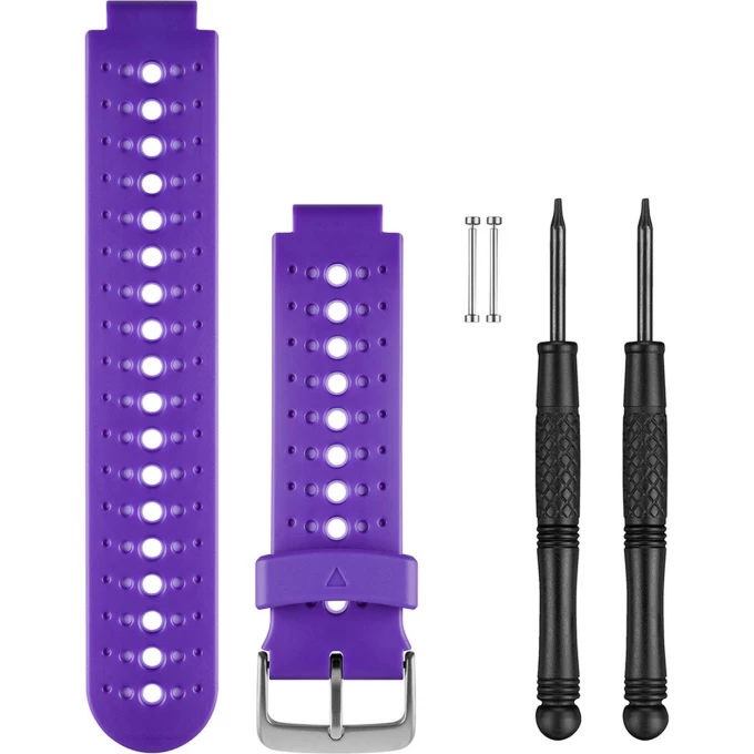 Ремешок сменный для GARMIN FORERUNNER 230/235/630 (фиолетовый/белый) 010-11251-84 Ремешок сменный для GARMIN FORERUNNER 230/235/630 (фиолетовый/белый) 010-11251-84