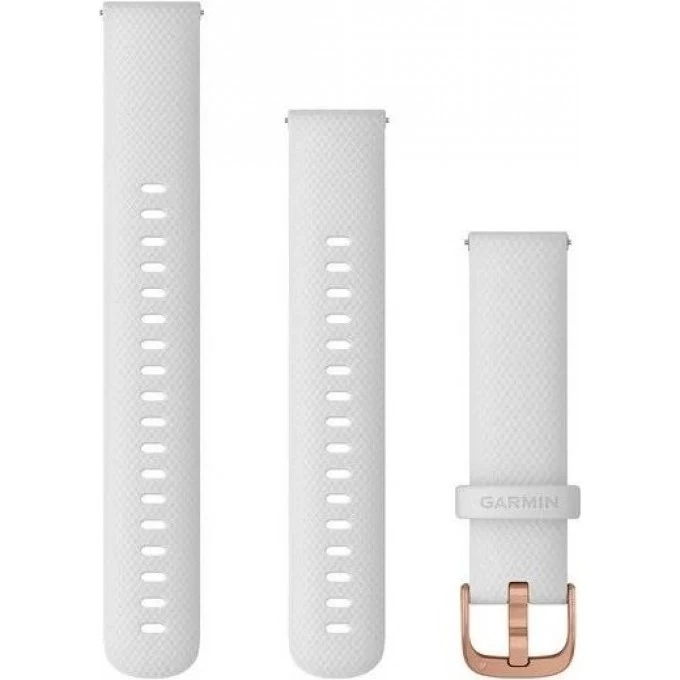 Ремешок сменный для GARMIN VIVOMOVE3S, 18MM, SILICONE, ROSE GOLD, LIGHT SAND 010-12924-32 Ремешок сменный для GARMIN VIVOMOVE3S, 18MM, SILICONE, ROSE GOLD, LIGHT SAND 010-12924-32