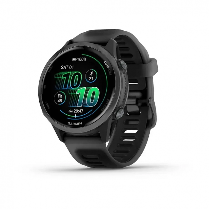 Смарт-часы GARMIN FORERUNNER 570 (42 мм) грифельно-серый алюминий/черный 010-02970-00