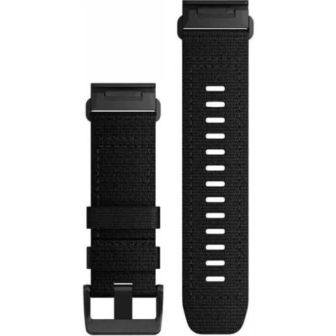 Тканевый ремешок GARMIN QUICKFIT 26 для tactix, fenix 5X/6X/7X, quatix, D2, Foretrex, Descent, тактический черный 010-13010-00 Тканевый ремешок GARMIN QUICKFIT 26 для tactix, fenix 5X/6X/7X, quatix, D2, Foretrex, Descent, тактический черный 010-13010-00