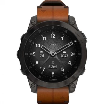 Умные часы GARMIN EPIX GEN 2 BLACK CARBON GRAY DLC TITANIUM